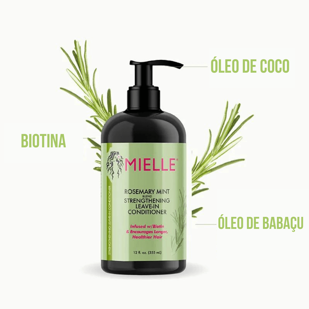 Shampoo Mielle Alecrim e Hortelã Fortalece Cabelos Secos